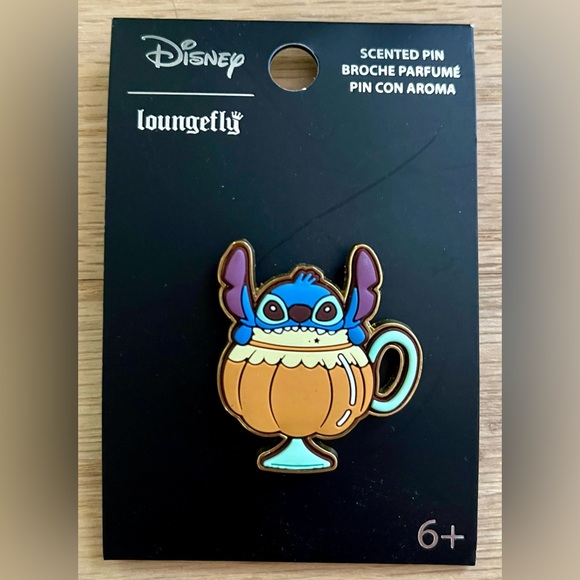 Loungefly Jewelry - NEW Disney Loungefly Lilo & Stitch Punpkin Spice Scented Pin